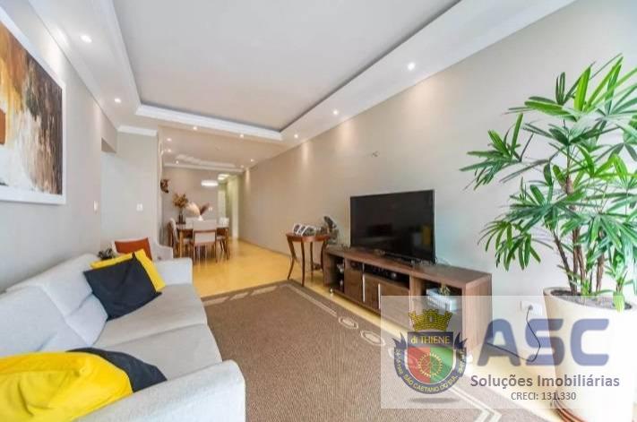 Apartamento com 3 quartos, 104m², à venda em Santo André, Vila Alzira - Apartamento São Caetano